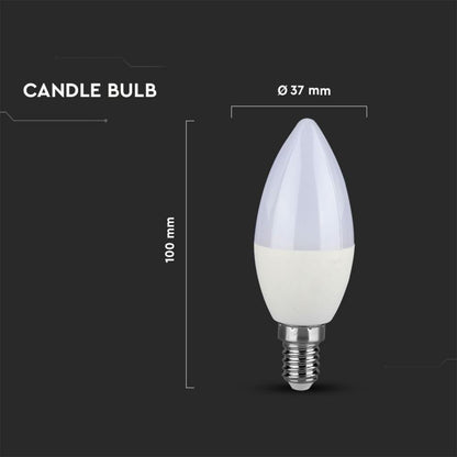 LED Bulb 5.5W E14 Candle 2700K 6 pcs