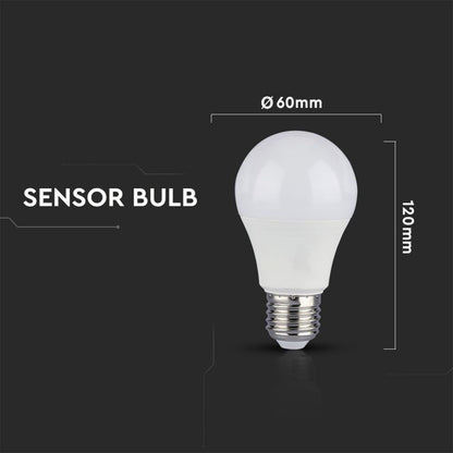 LED Bulb 11W E27 A60 3000K with Sensor