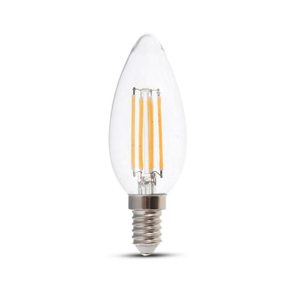 LED Bulb 6W E14 Candle 4000K 130 lm/W