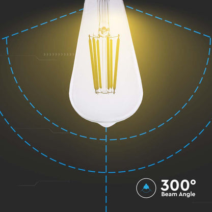 LED Žarnica 4W E27 ST64 3000K