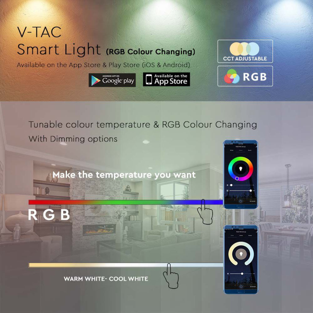 LED Trak Komplet 36W RGB združljiv z Amazon Alexa in Google Home IP68