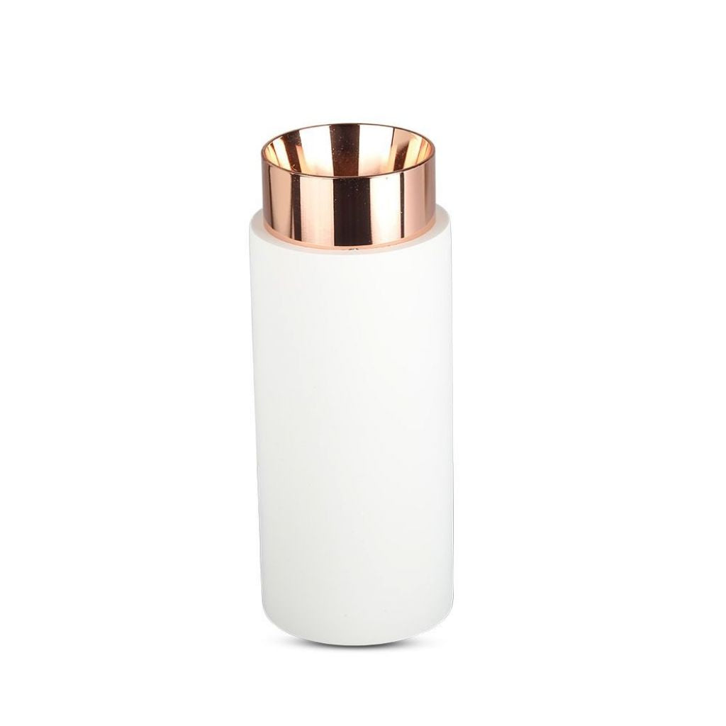 GU10 Ceiling Lamp Plaster White-Rose Gold
