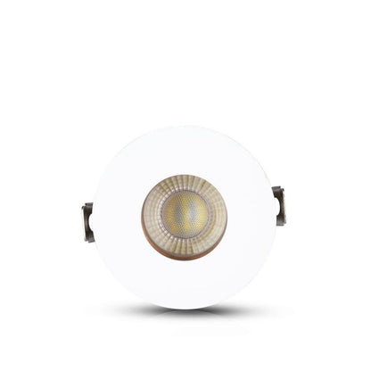 GU10 Recessed Lamp White Round 100-240V