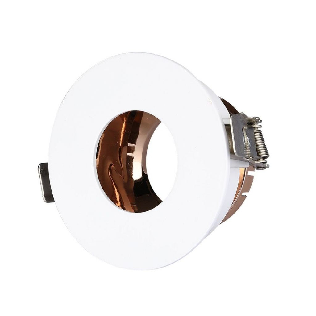 GU10 Recessed Lamp White Round 100-240V