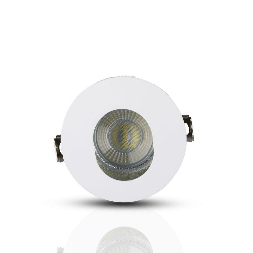 GU10 Recessed Lamp White-Chrome Round