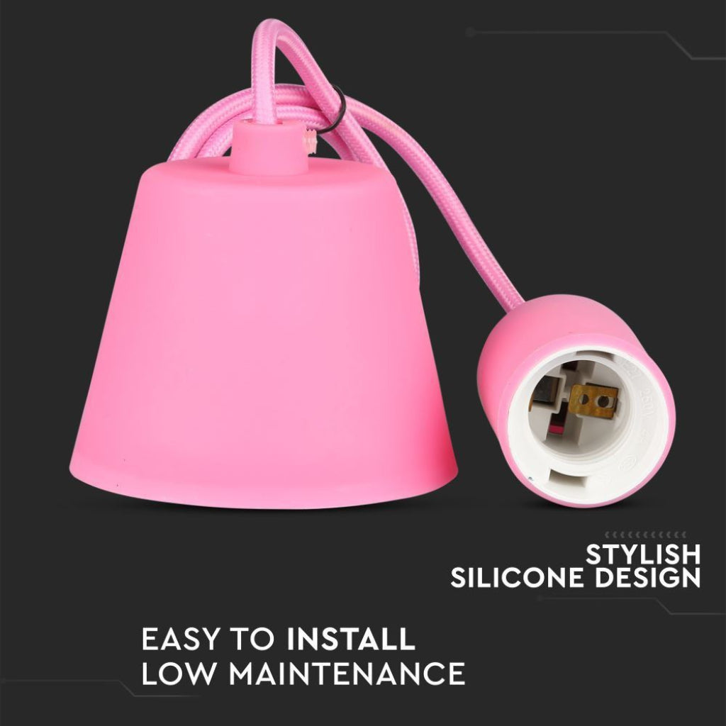 E27 Ceiling Lamp Pink