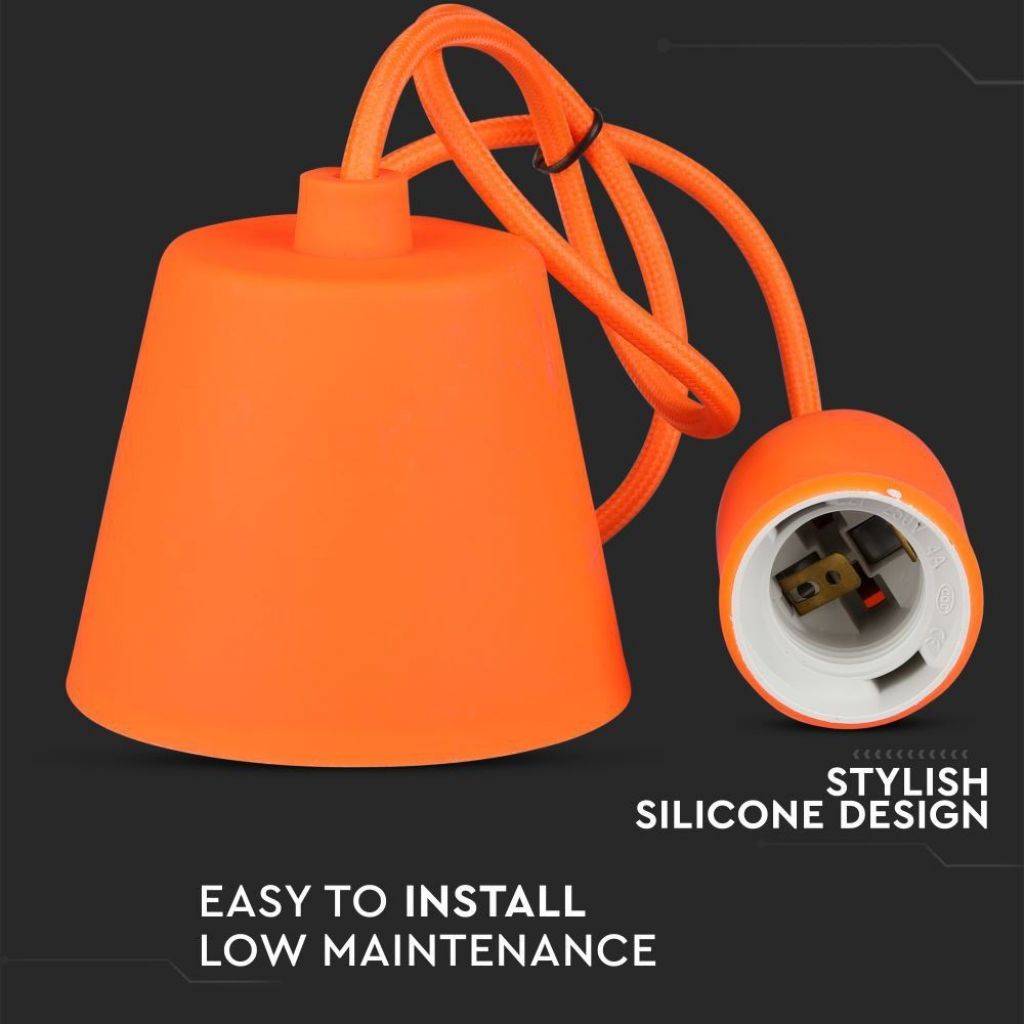 E27 Ceiling Lamp Orange