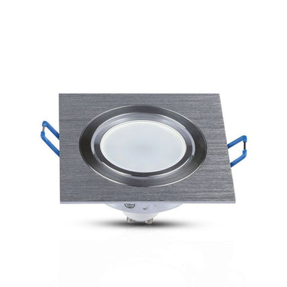 1 x GU10 Housing Square Aluminum