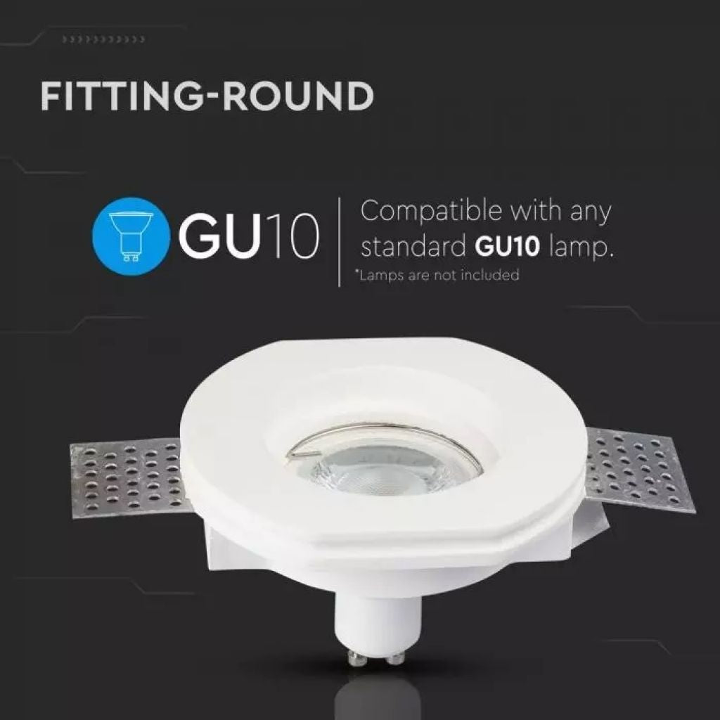 GU10 Housing Round White