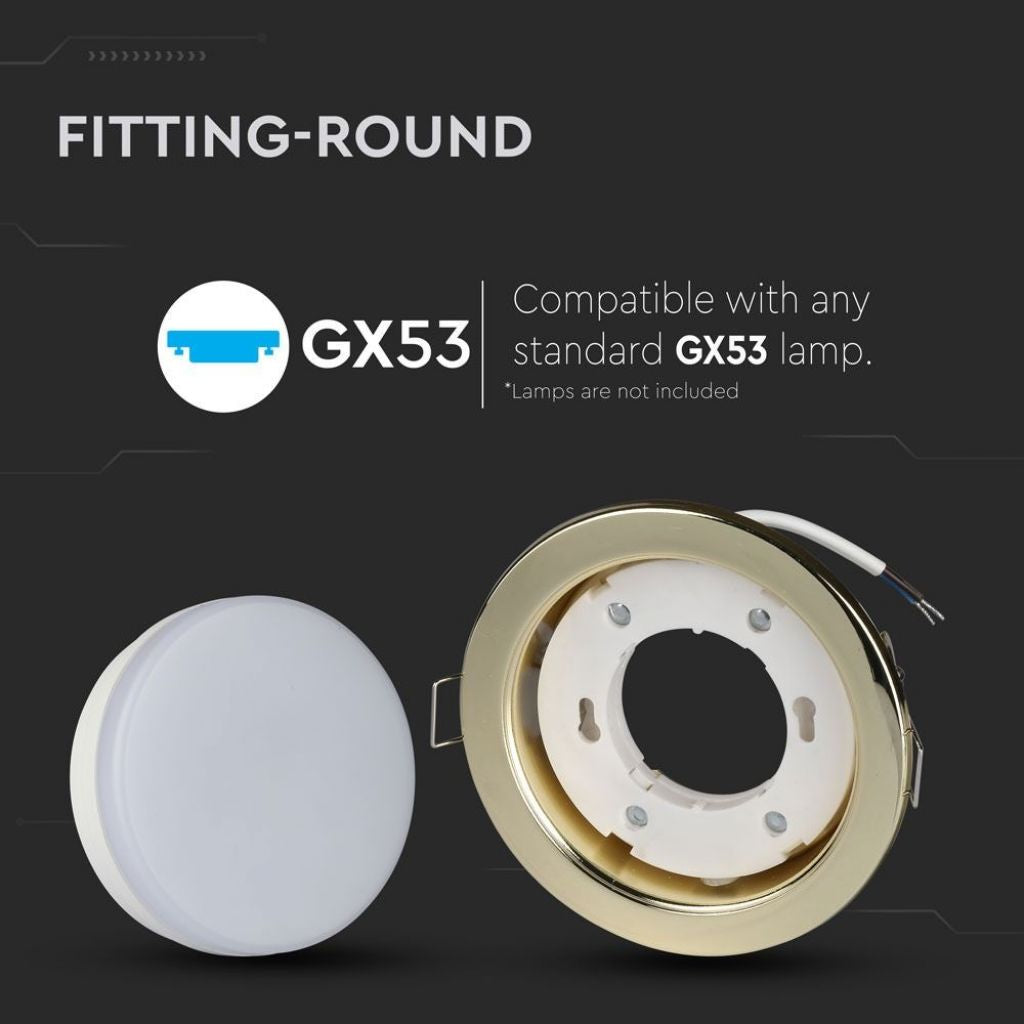 GX53 Case Round Gold