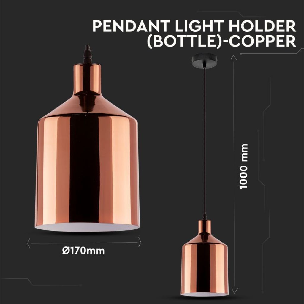 Ceiling Lamp Copper Rose Gold 170mm