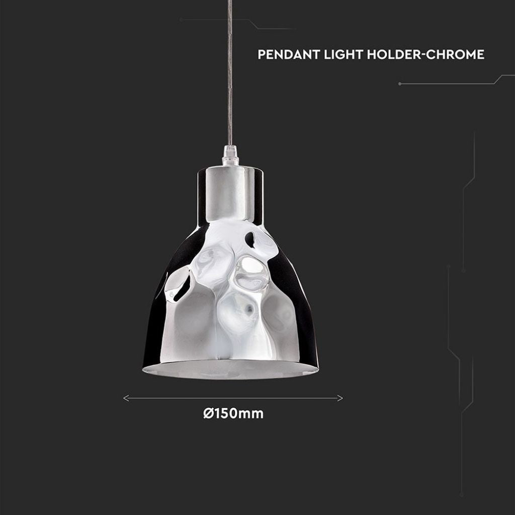 Ceiling Lamp Chrome 150mm