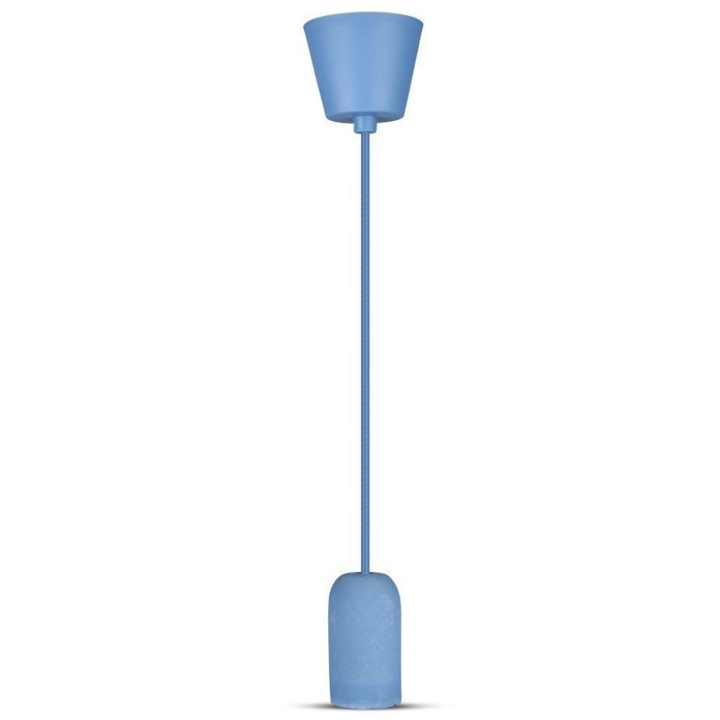 Ceiling Lamp Blue Concrete