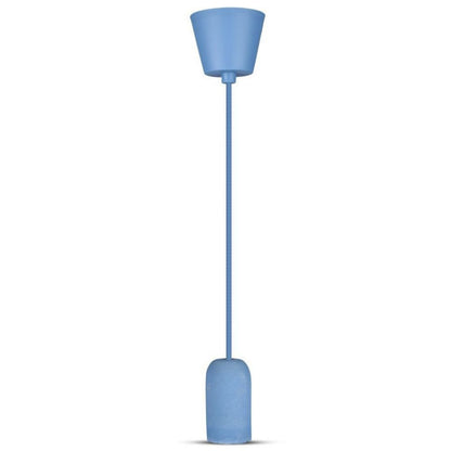 Ceiling Lamp Blue Concrete