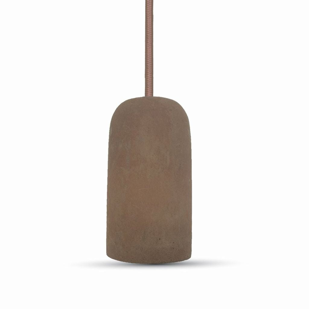 Ceiling Lamp Brown Concrete