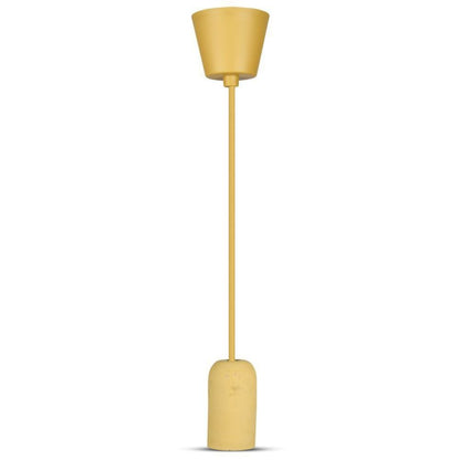 Ceiling Lamp Yellow Concrete