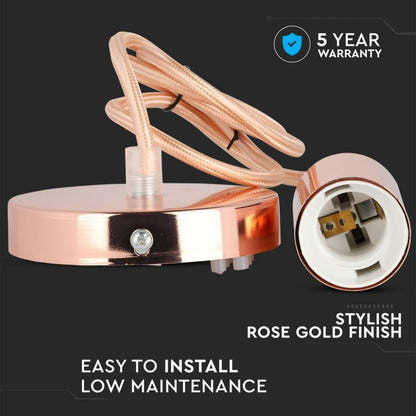 Ceiling Lamp Rose Gold