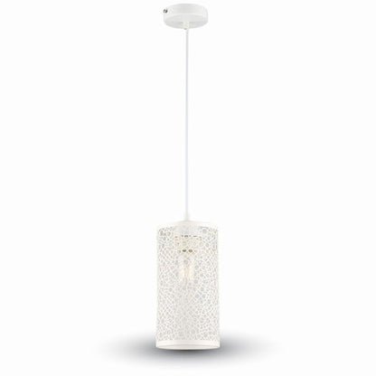 Ceiling Lamp Matt White Mesh