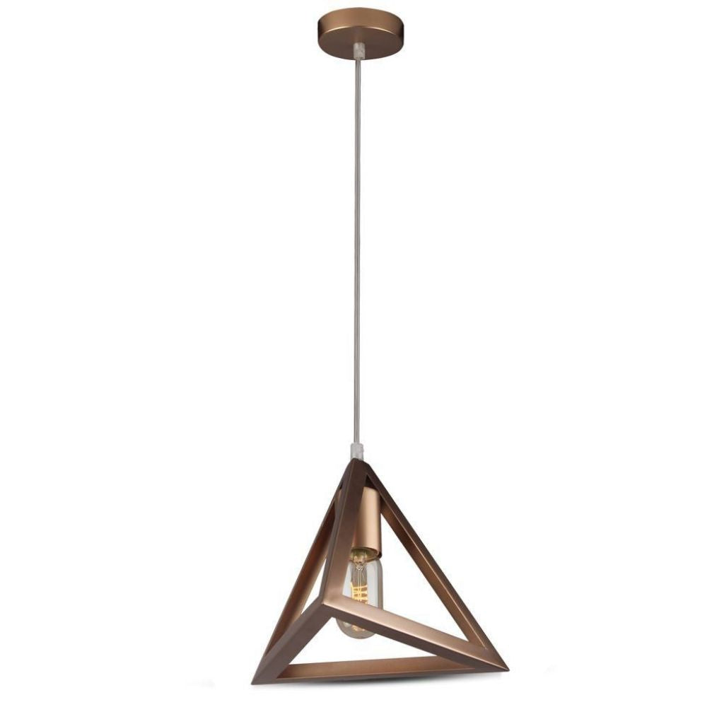 Ceiling Lamp Triangle Champagne Gold 60W