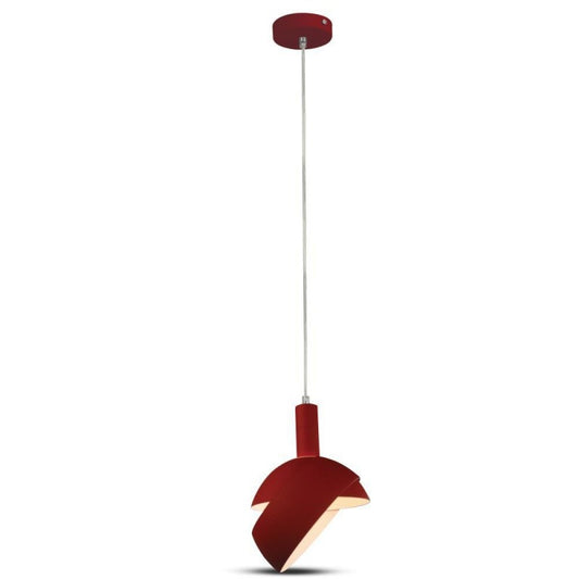 Ceiling Lamp Aluminum E14 Red