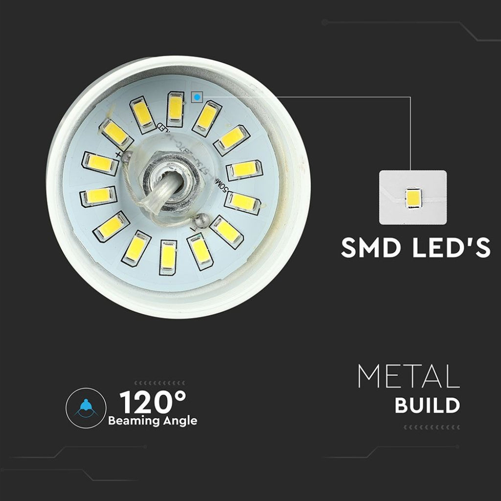 7W LED Stropna Svetilka Bela 120mm 4000K