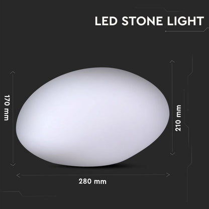 LED Svetilka Kamen RGB 28 x 21 x 17 cm