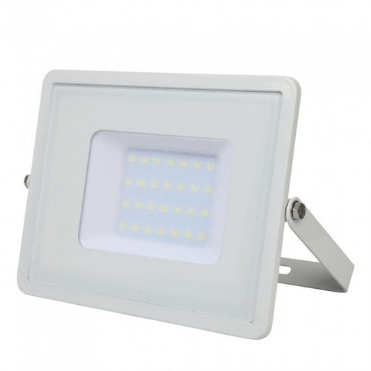 30W LED Reflektor SMD Tanek Belo Ohišje 4000K