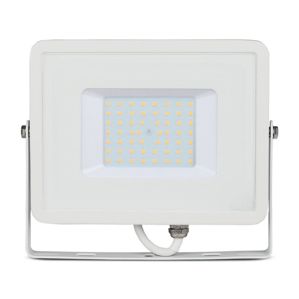 50W LED Reflector SMD SAMSUNG Thin White Housing 6400K