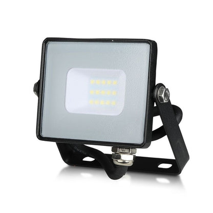 10W LED Reflektor SMD Tanek Črno Ohišje 3000K