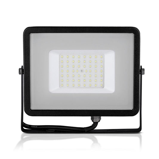 10W LED Reflector SMD Thin Black Housing 3000K