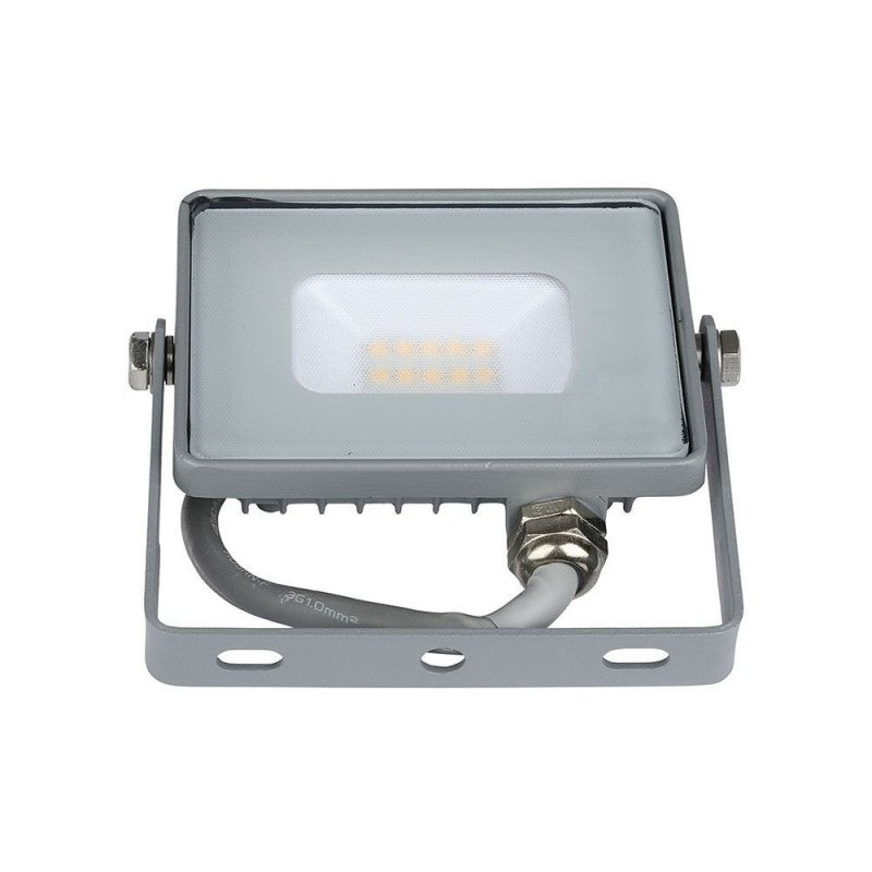 10W LED Reflektor SMD SAMSUNG Tanek Sivo Ohišje 4000K