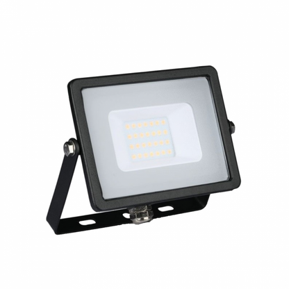 20W LED Reflektor SMD Tanek Črno Ohišje 4000K