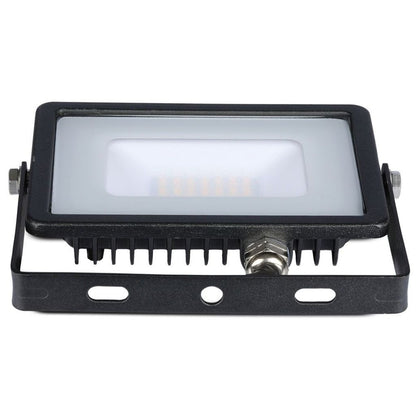 20W LED Reflektor s Senzorjem SMD Tanek Črno Ohišje 6400K