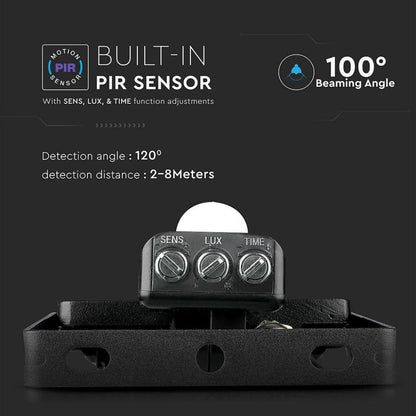 30W Sensor Reflector SAMSUNG Black 4000K