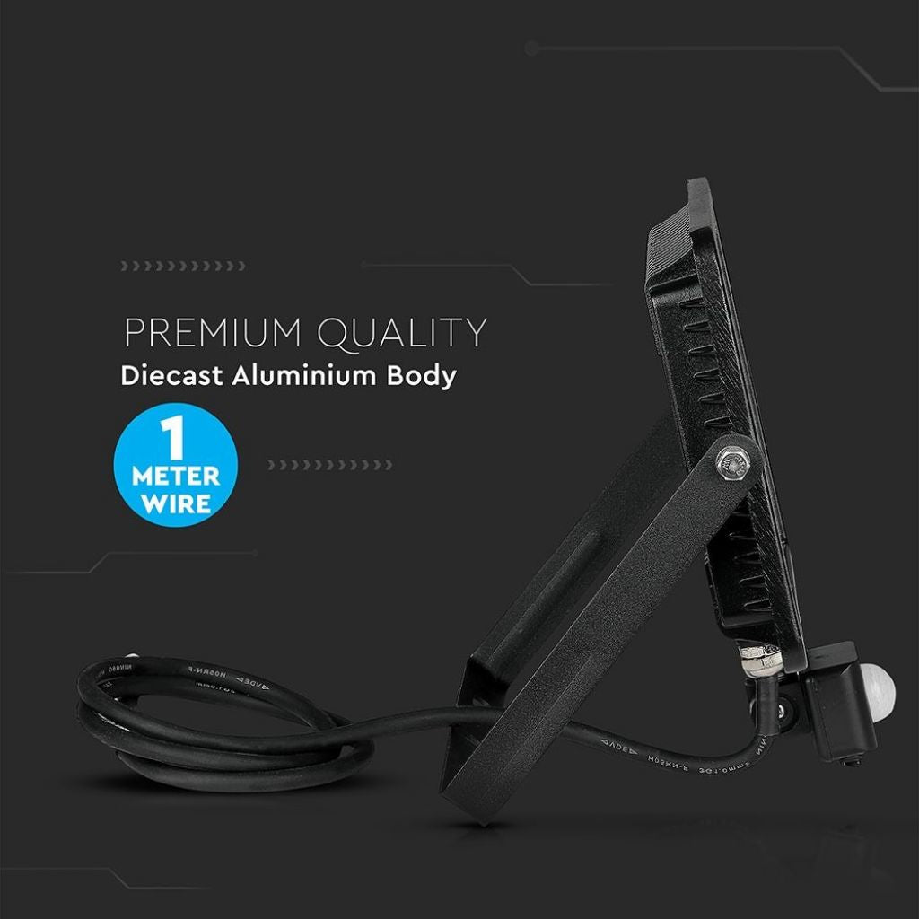 50W Sensor Reflector SAMSUNG Black 4000K