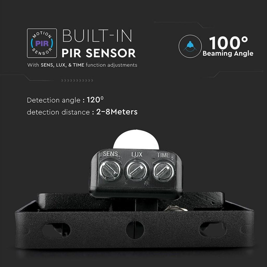 50W Sensor Reflector SAMSUNG Black 4000K
