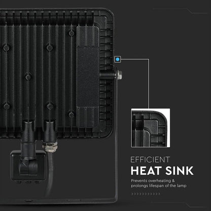 50W Sensor Reflector SAMSUNG Black 4000K