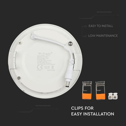 6W LED Panel Premium Round 4500K