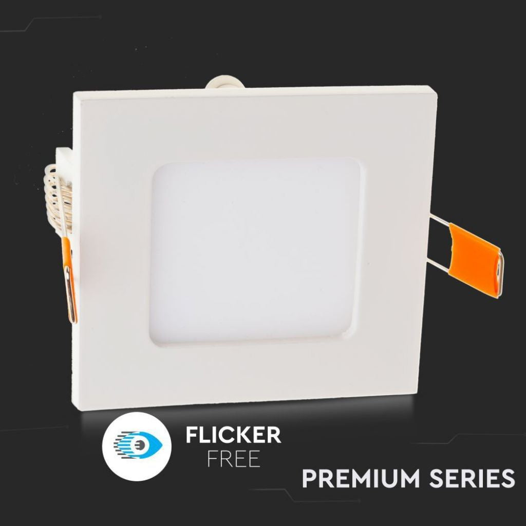 6W LED Panel Premium Square 3000K