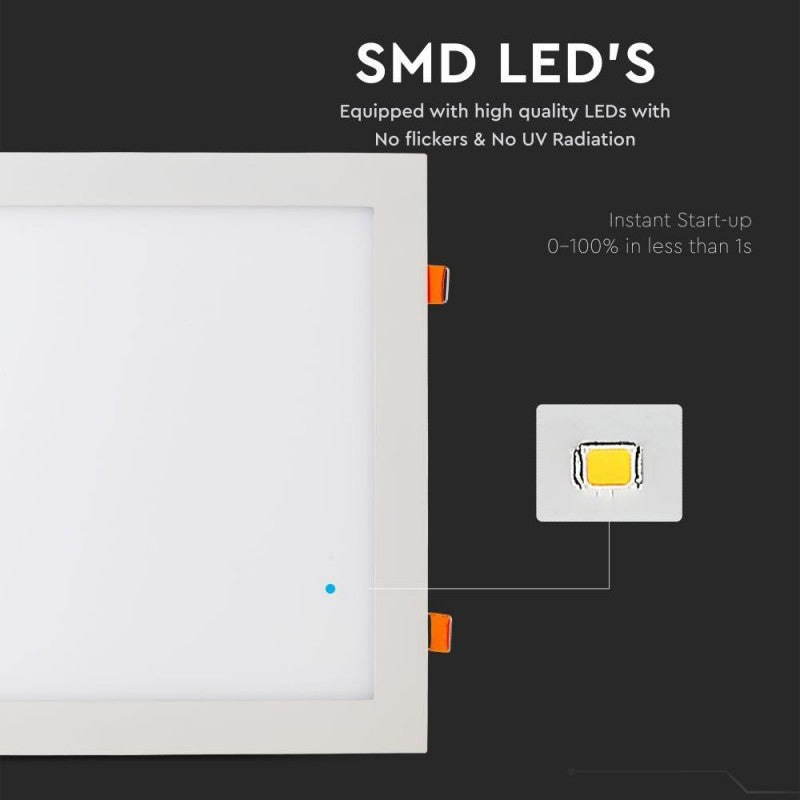 24W LED Panel Premium Square 3000K