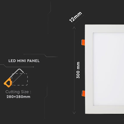 24W LED Panel Premium Square 3000K