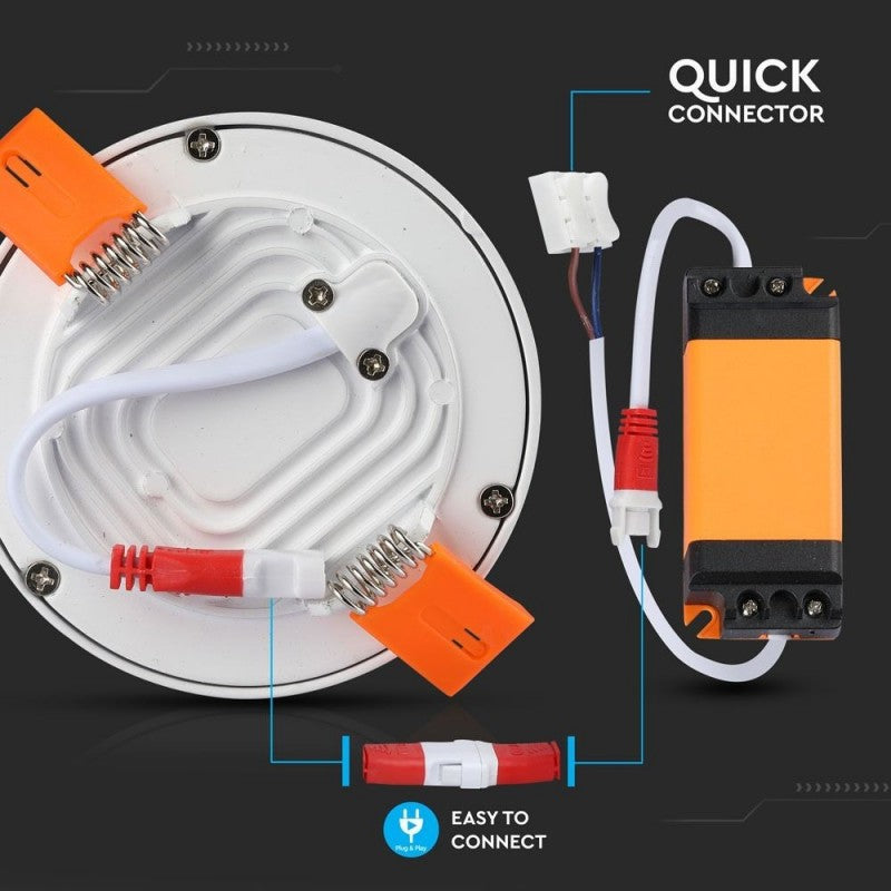 15W LED Panel Okrogel 4500K