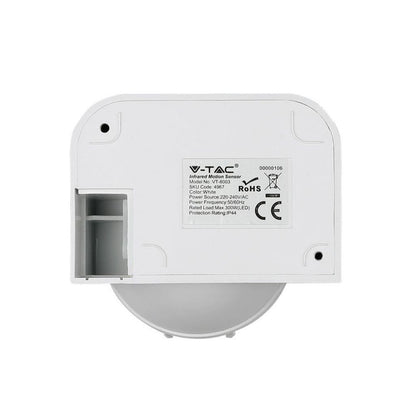 Motion sensor PIR White Wall-mounted 180 angle/up to 12m/up to 1200w