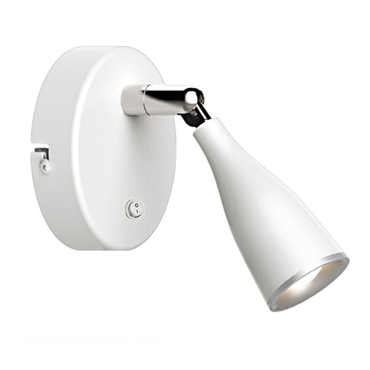 4.5W LED Stenska Svetilka Bela 4000K s Stikalom