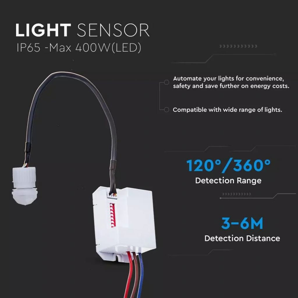 Sensor Gibanja Mikrovalovni Žični Vgradni/kot 120-360/3-6m/do 1200w