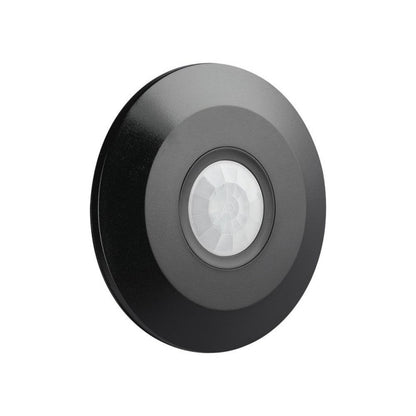 Motion Sensor PIR Surface-mounted Ultra Thin Black 360kot/up to 8m/up to 2000W