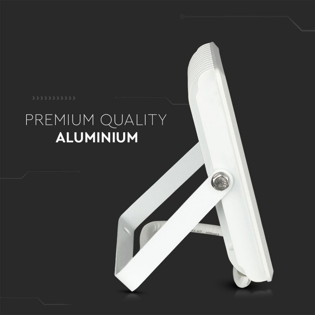 30W LED Reflektor 6500K E-Series Belo Ohišje Normalno Bela