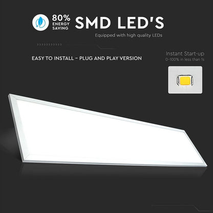 LED Panel 6000K 1200x300 mm  + Gonil. 6 kos/set