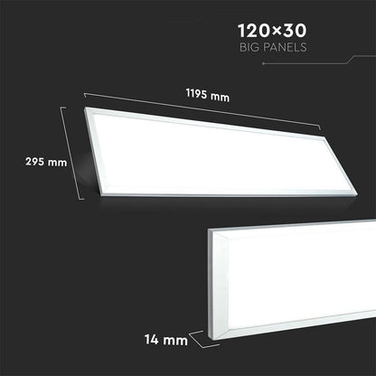 LED Panel 6000K 1200x300 mm  + Gonil. 6 kos/set