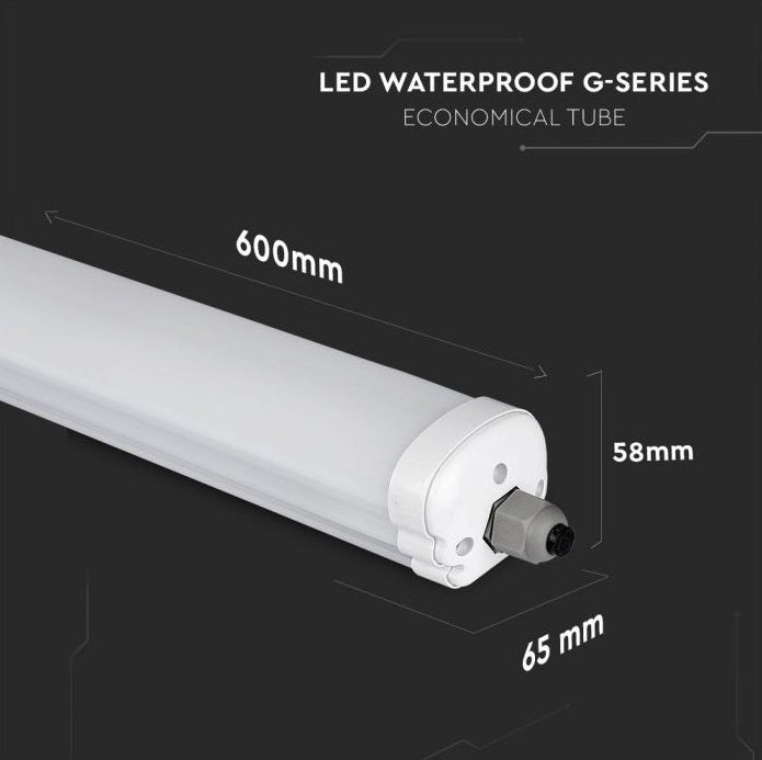 LED Light for Wet Rooms - 600mm 18W 4500K